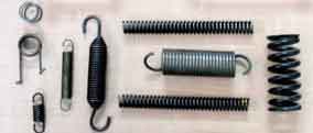 Industrial springs, conical springs, carbon bush springs, torsion springs, strip springs, two wheeler springs